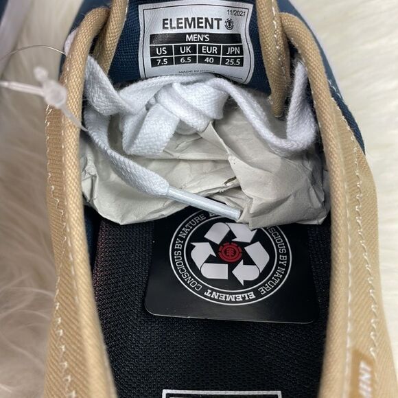 Element | khaki / blue sneakers 7.5 new low top , from stitch fix . - Picture 5 of 7